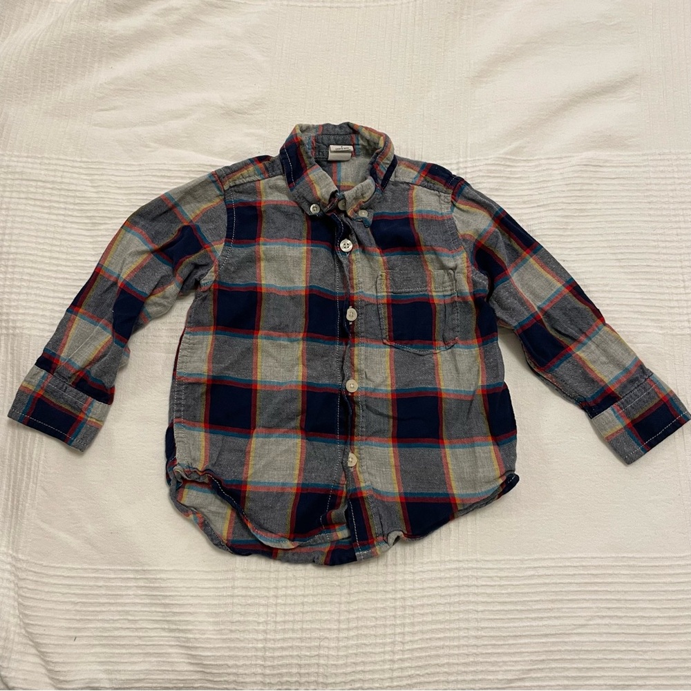 Baby Gap Long Sleeves Shirt Button Down 2 Years